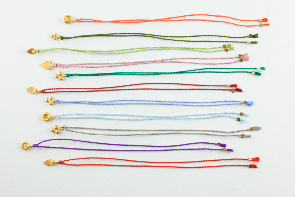 Handmade Peace Silk Bracelet