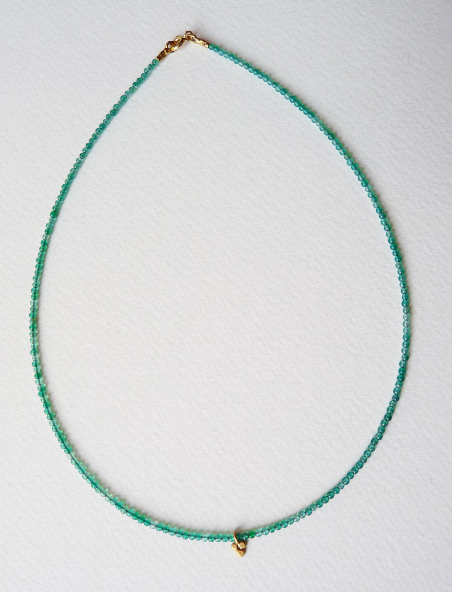 blossoming, branch, sterling, silver, necklace, handmade, jewellery, jewelry, green, onyx, 18ct, gold, plate, delicate