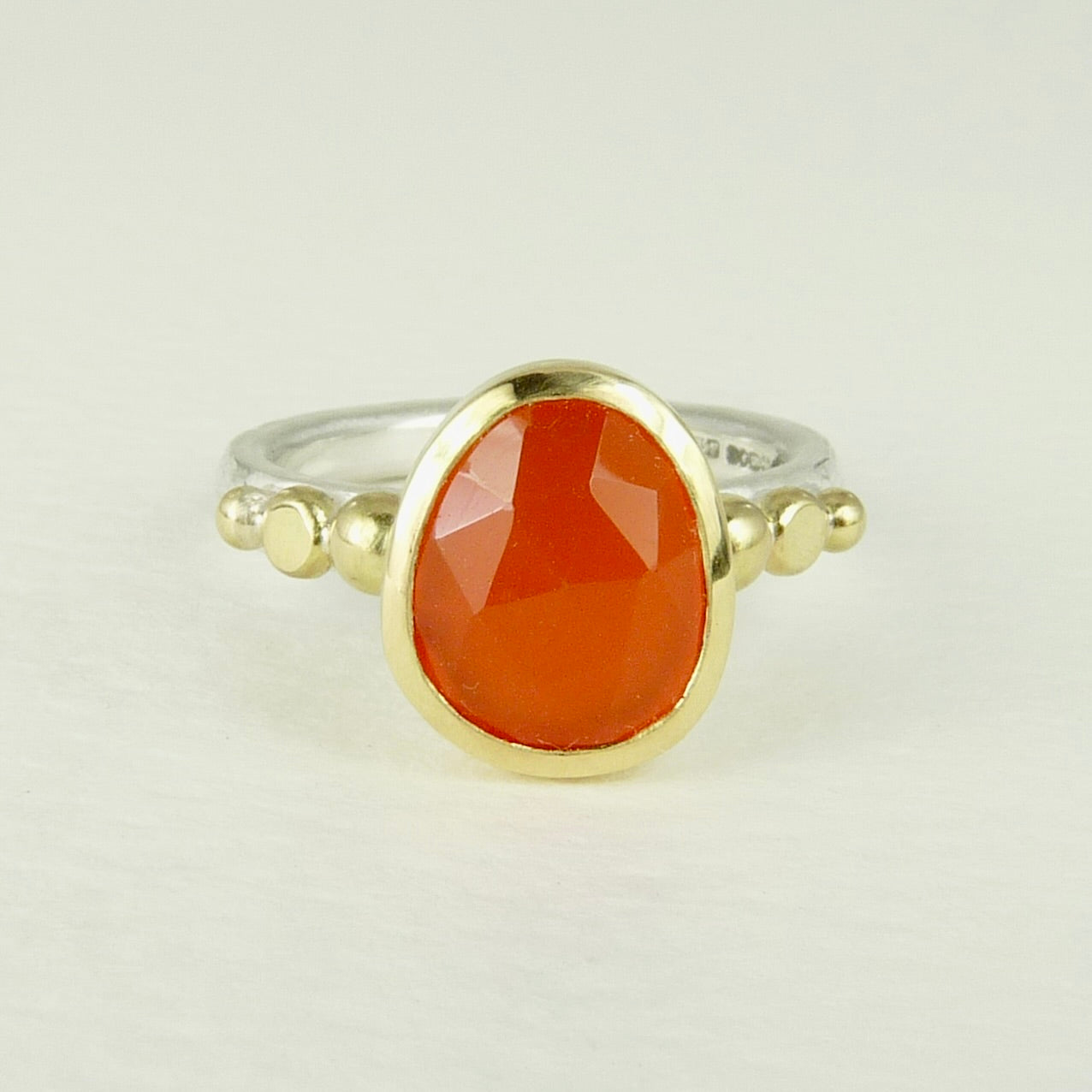 Carnelian Granulation Ring