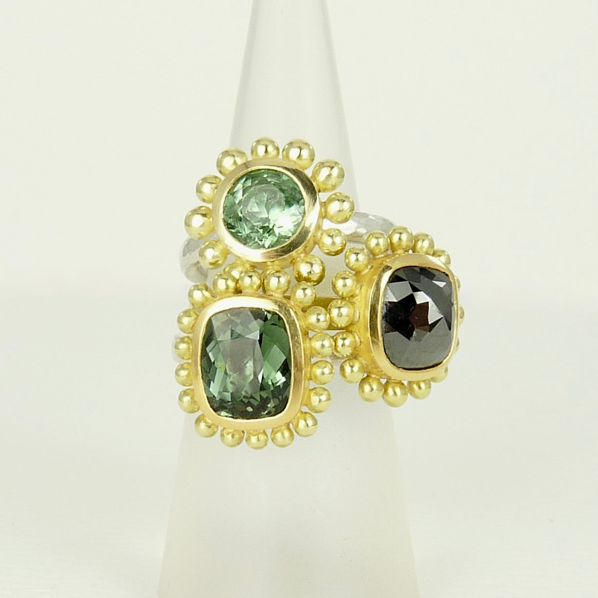 Mint Tourmaline Courtesan Ring