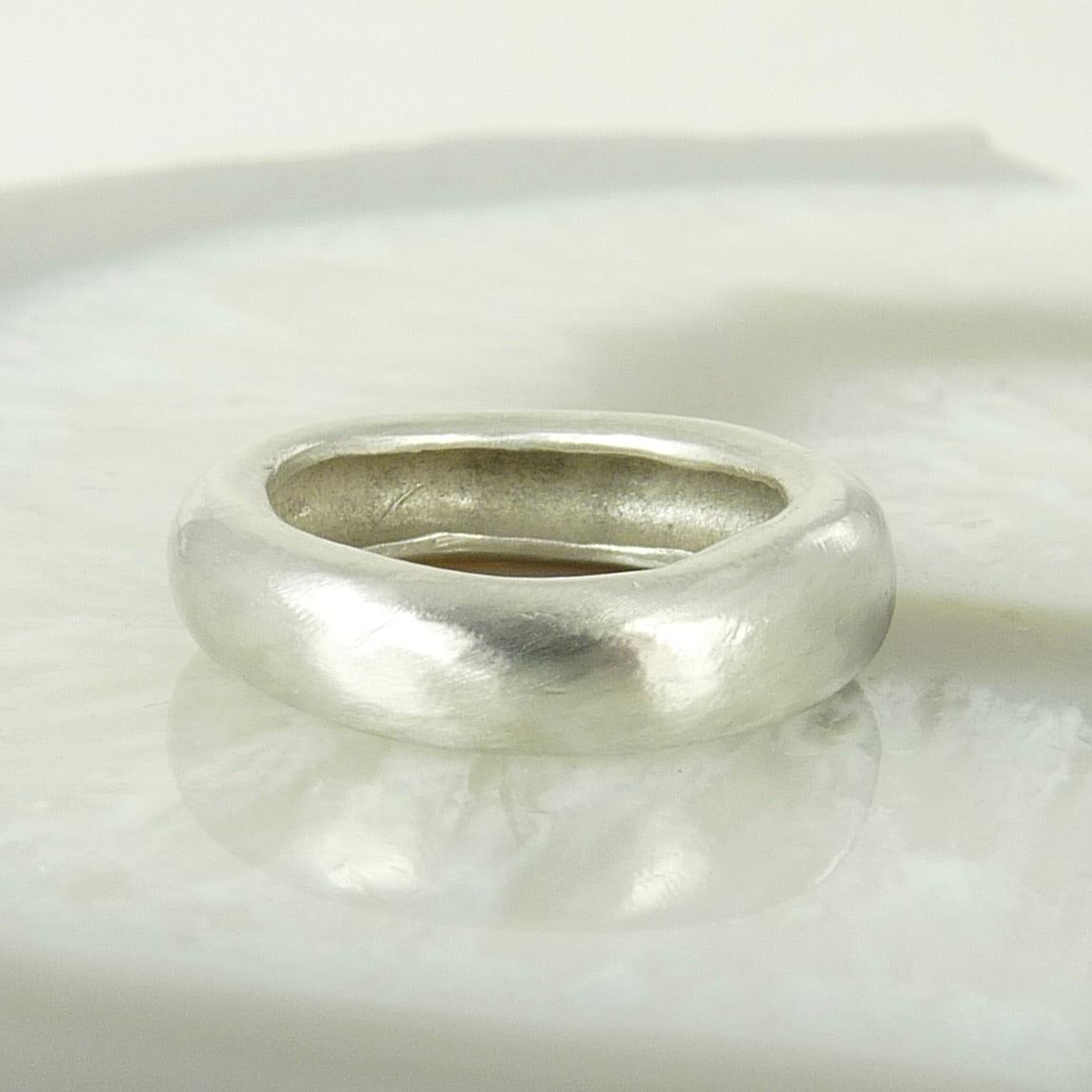 Amina Chunky Silver Ring