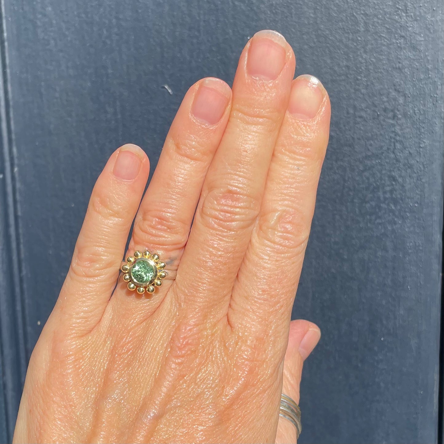 Mint Tourmaline Courtesan Ring