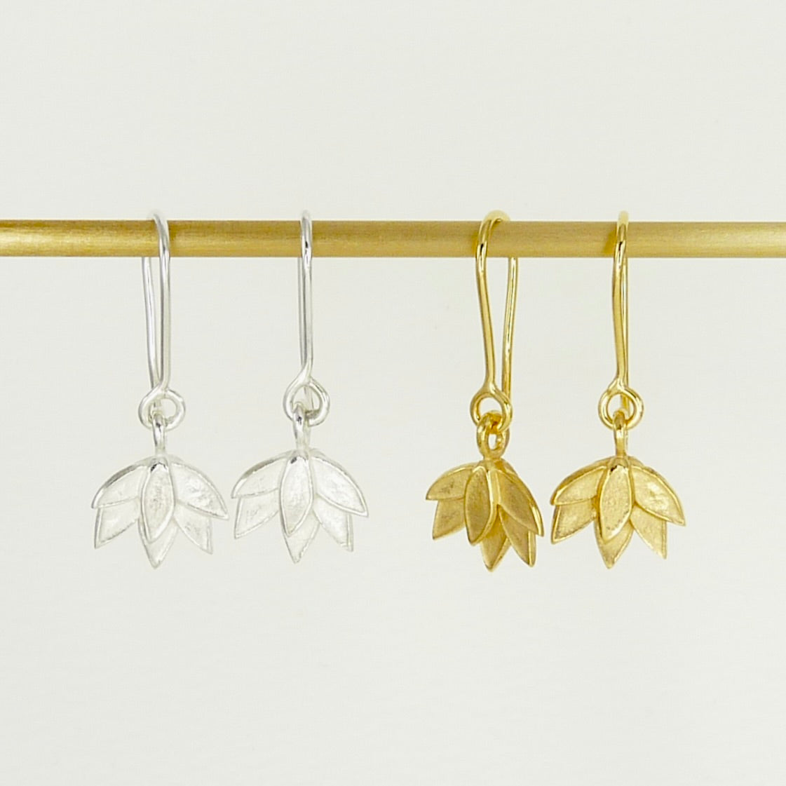 Deepa Flower Hook Earrings