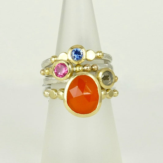 Carnelian Granulation Ring
