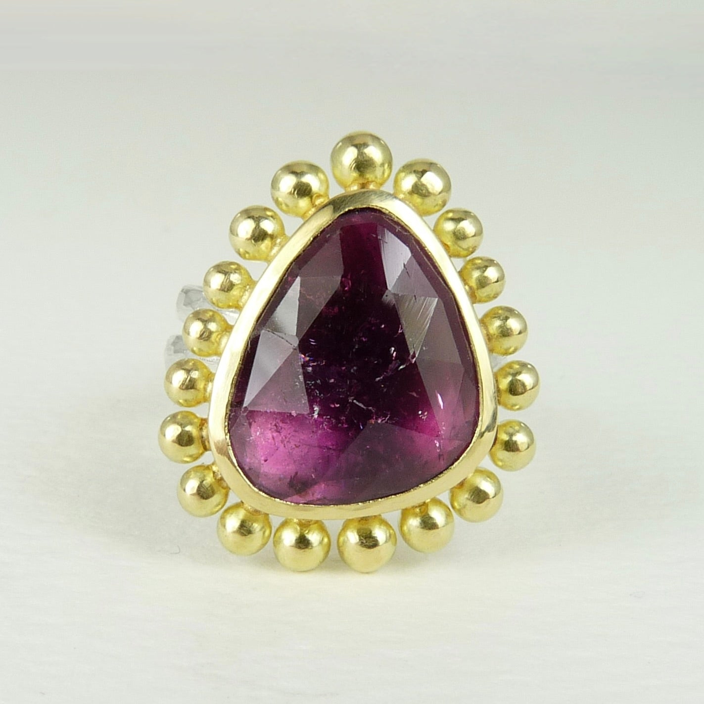 Large Pink Tourmaline Courtesan Ring