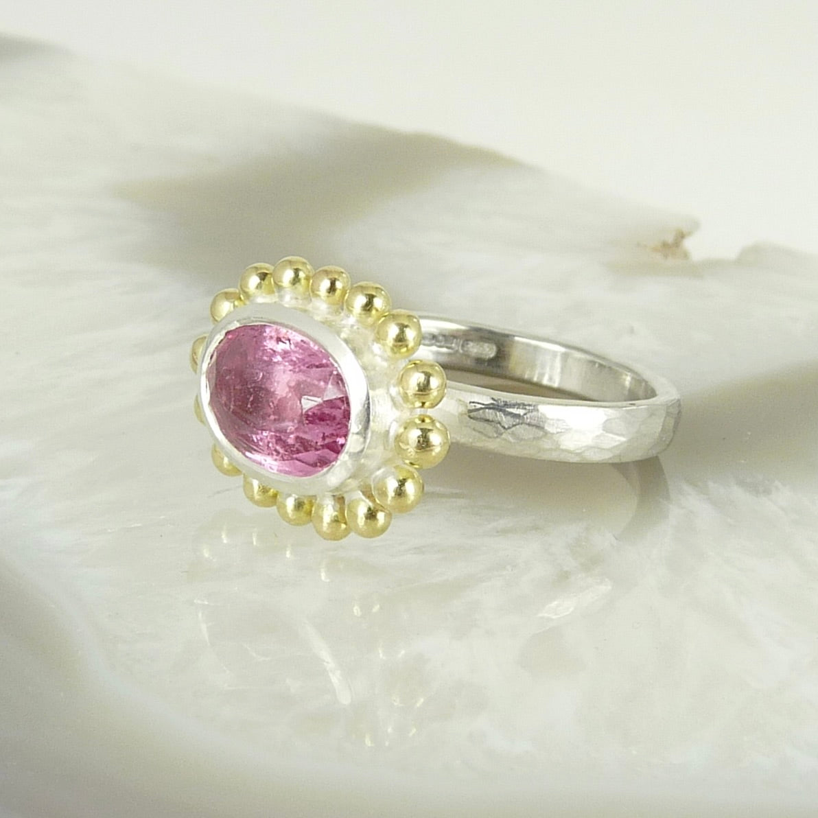 Pink Tourmaline Courtesan Ring