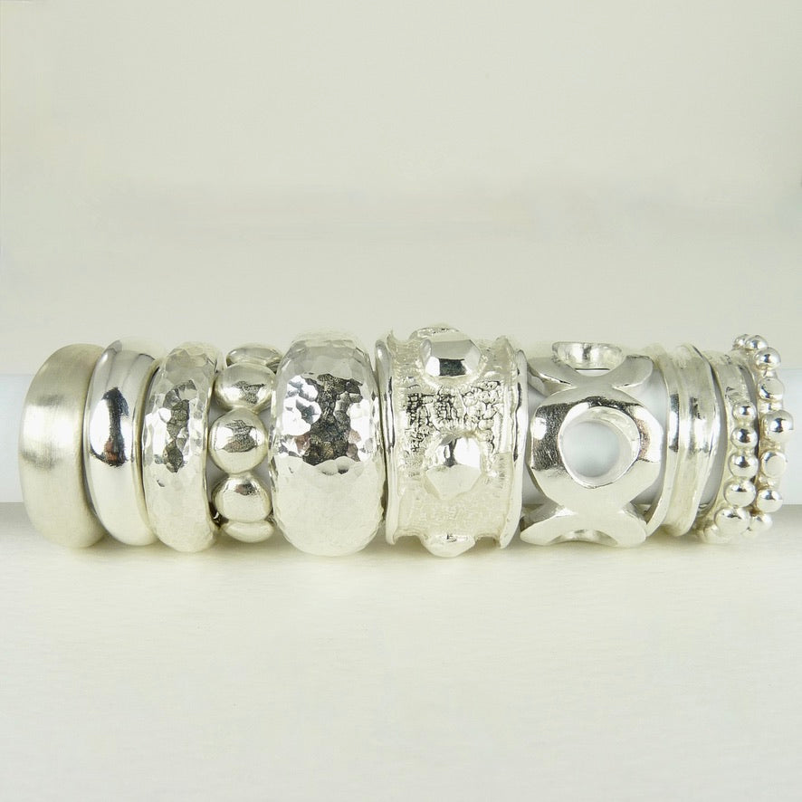 Chunky Silver Roman Ring
