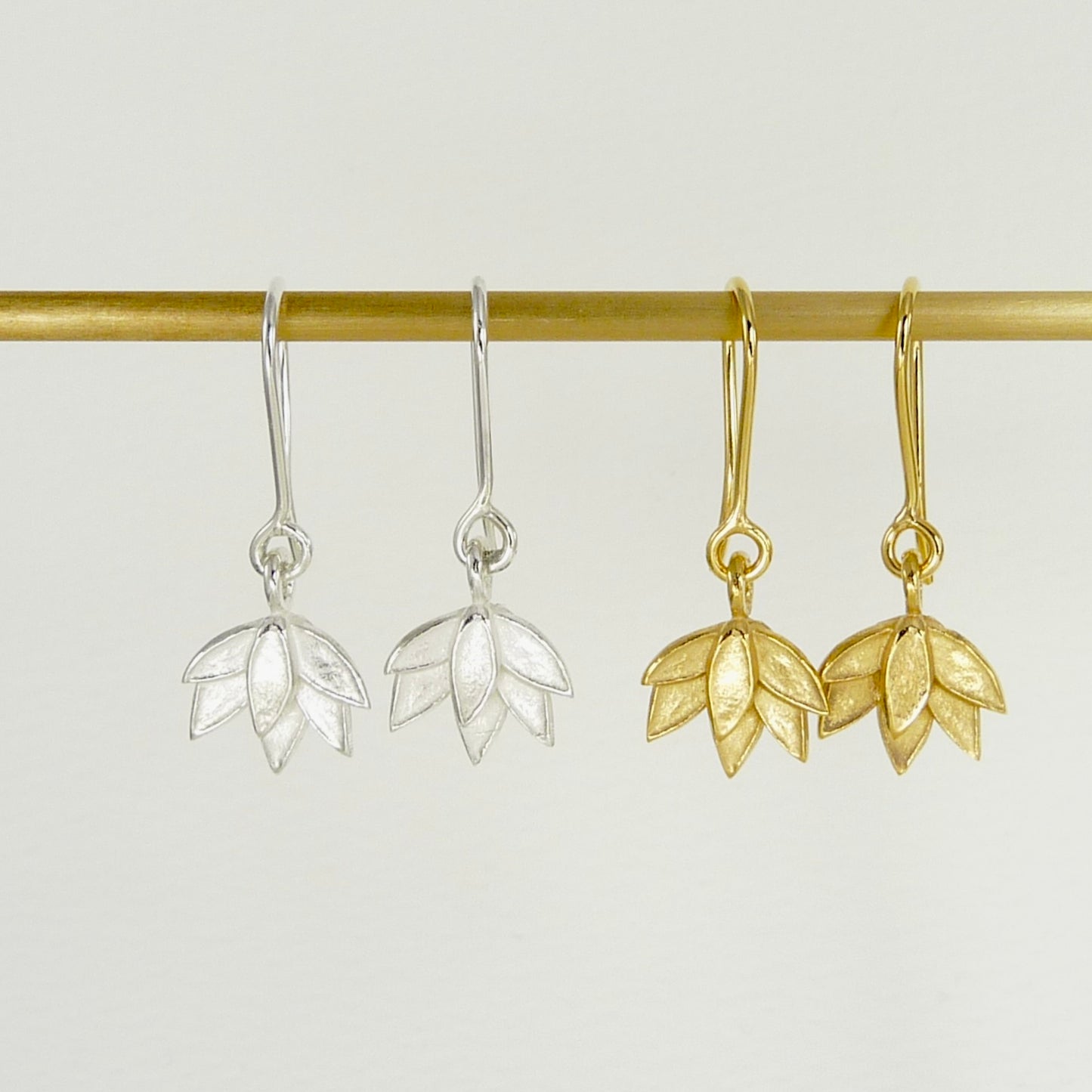 Deepa Flower Hook Earrings