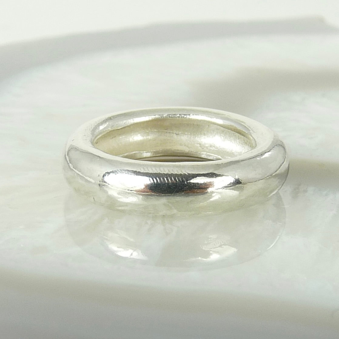 Amina Chunky Silver Ring