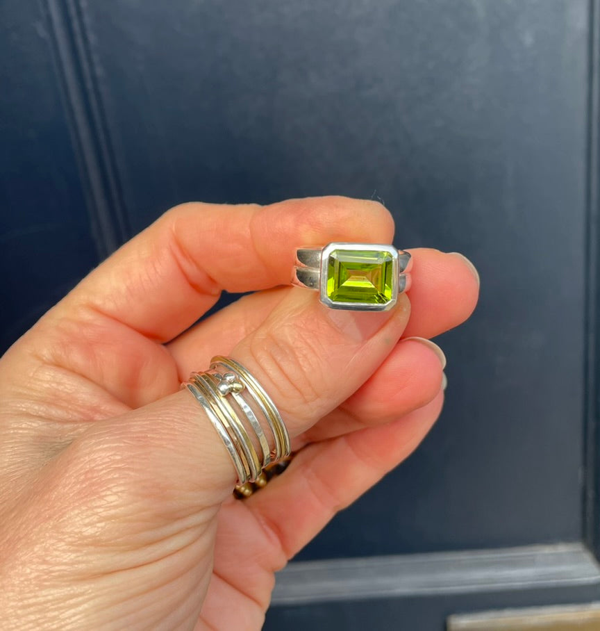 London Blue Topaz Kings Ring