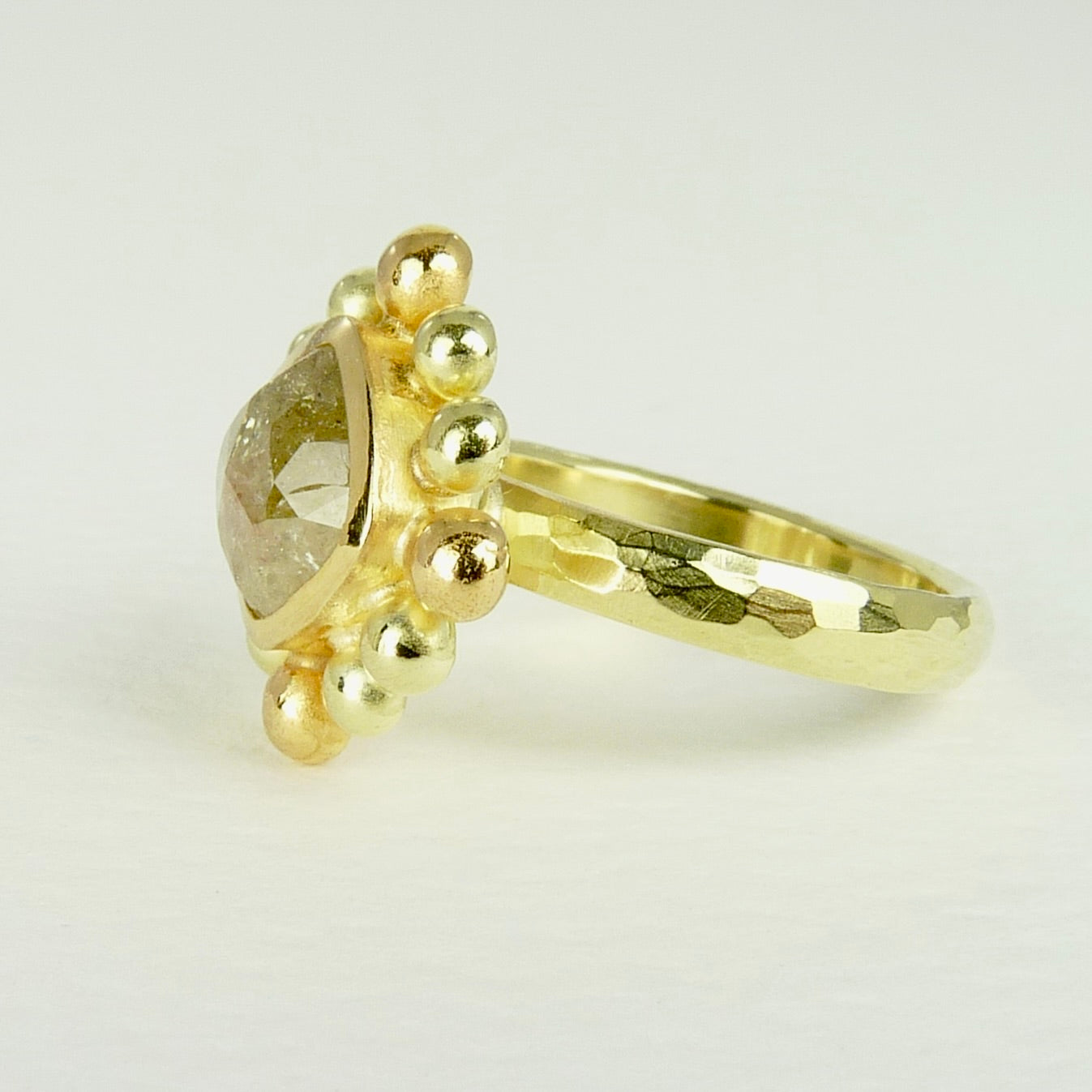 Yellow Diamond Courtesan Ring