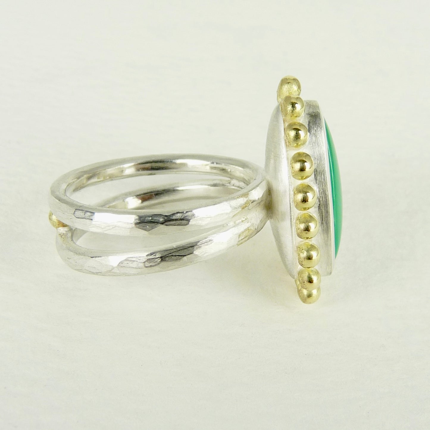 Chrysoprase Courtesan ring