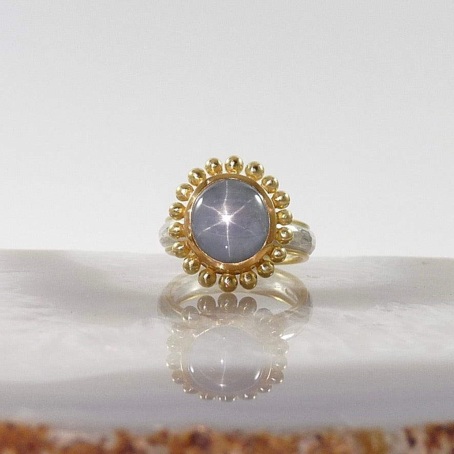 Star Sapphire Courtesan Ring
