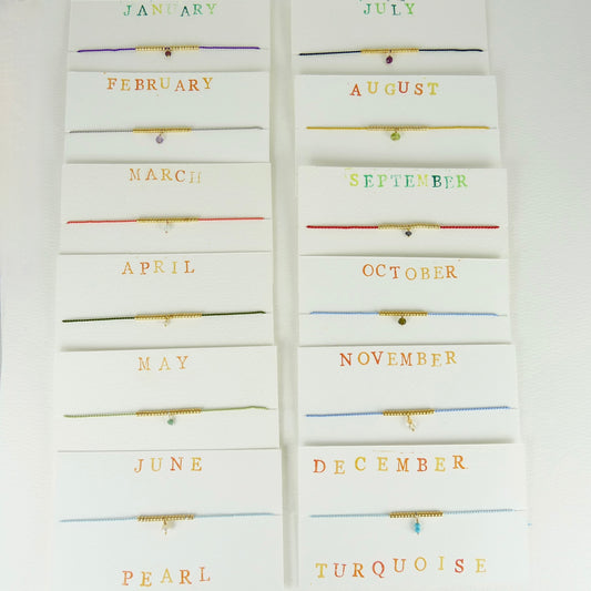 September Birthstone Bracelet, Sapphire