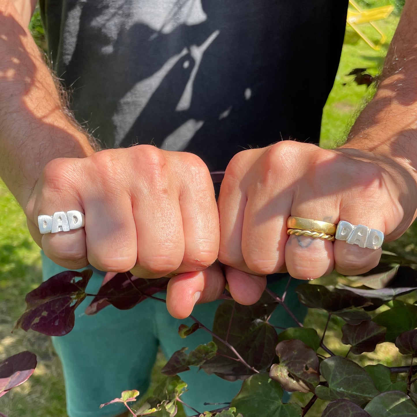 WE LOVE DAD RING