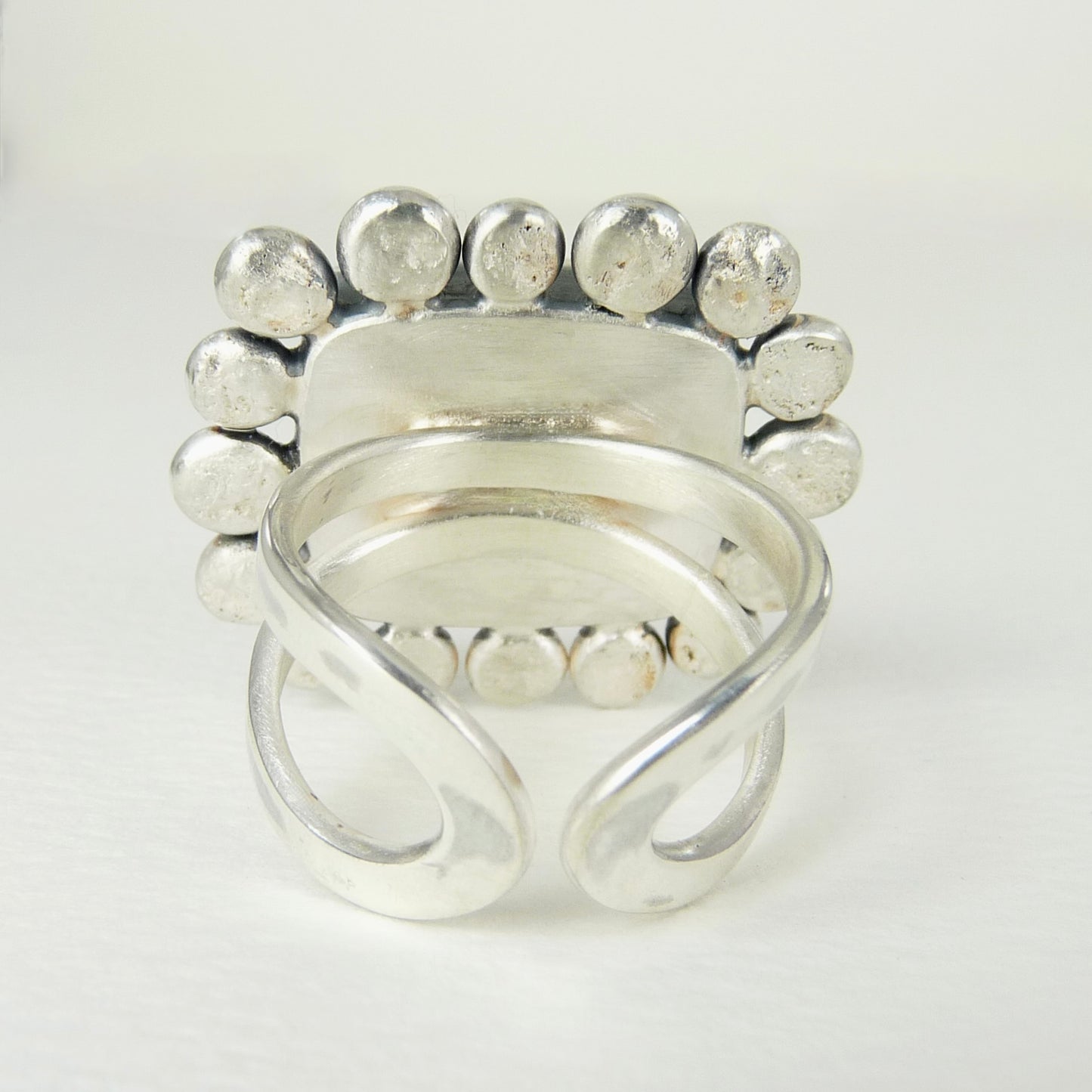 Giant Courtesan Ring Carnelian And Silver