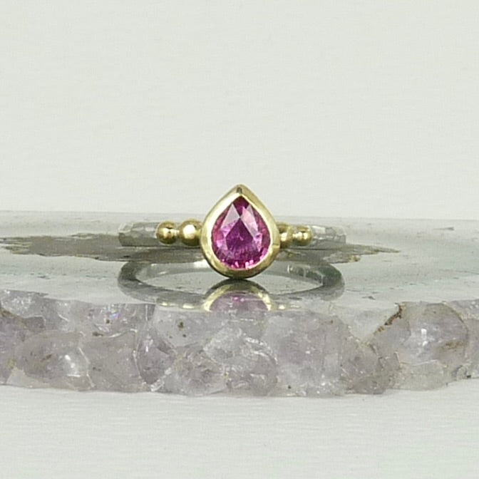 Ruby Granulation Ring
