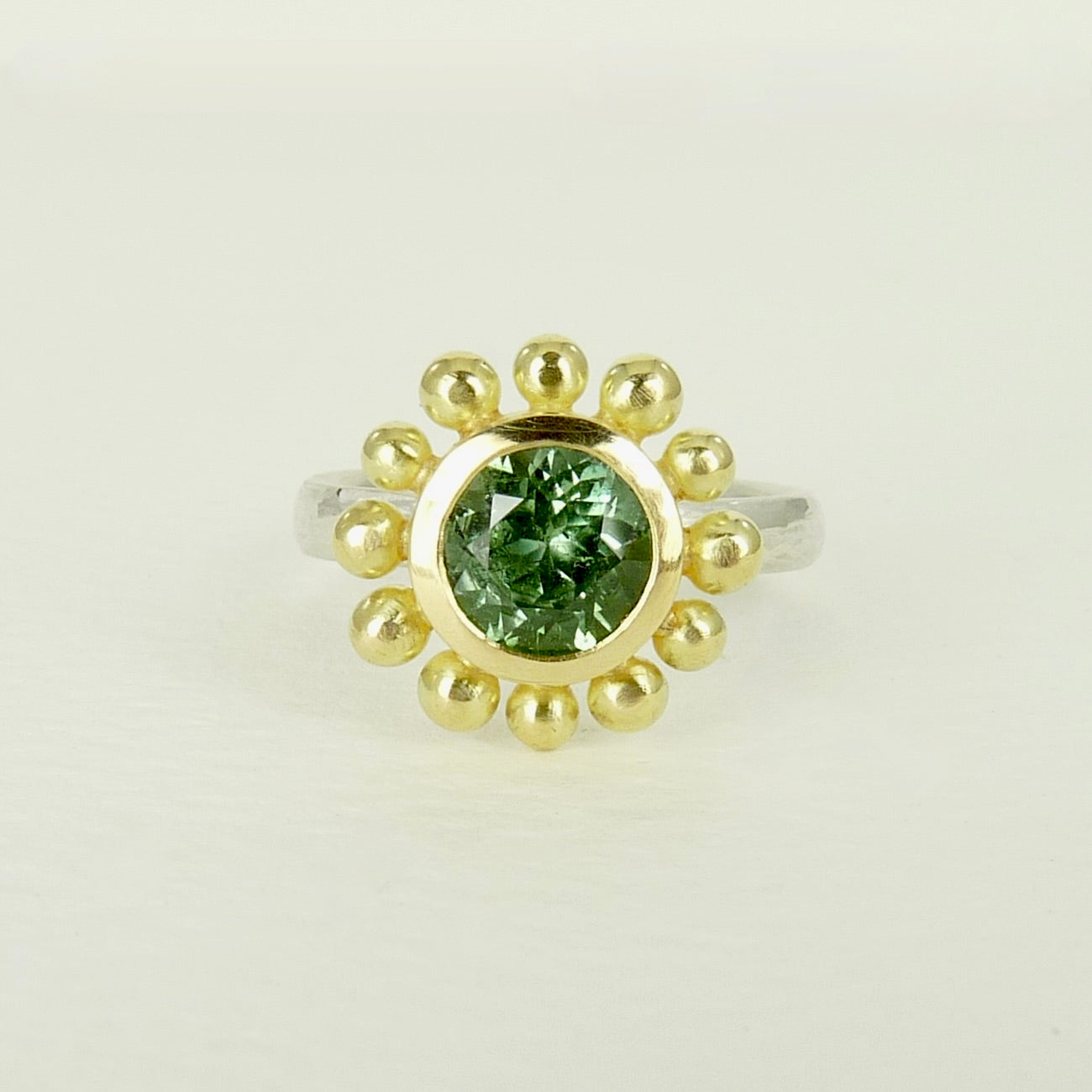 Mint Tourmaline Courtesan Ring