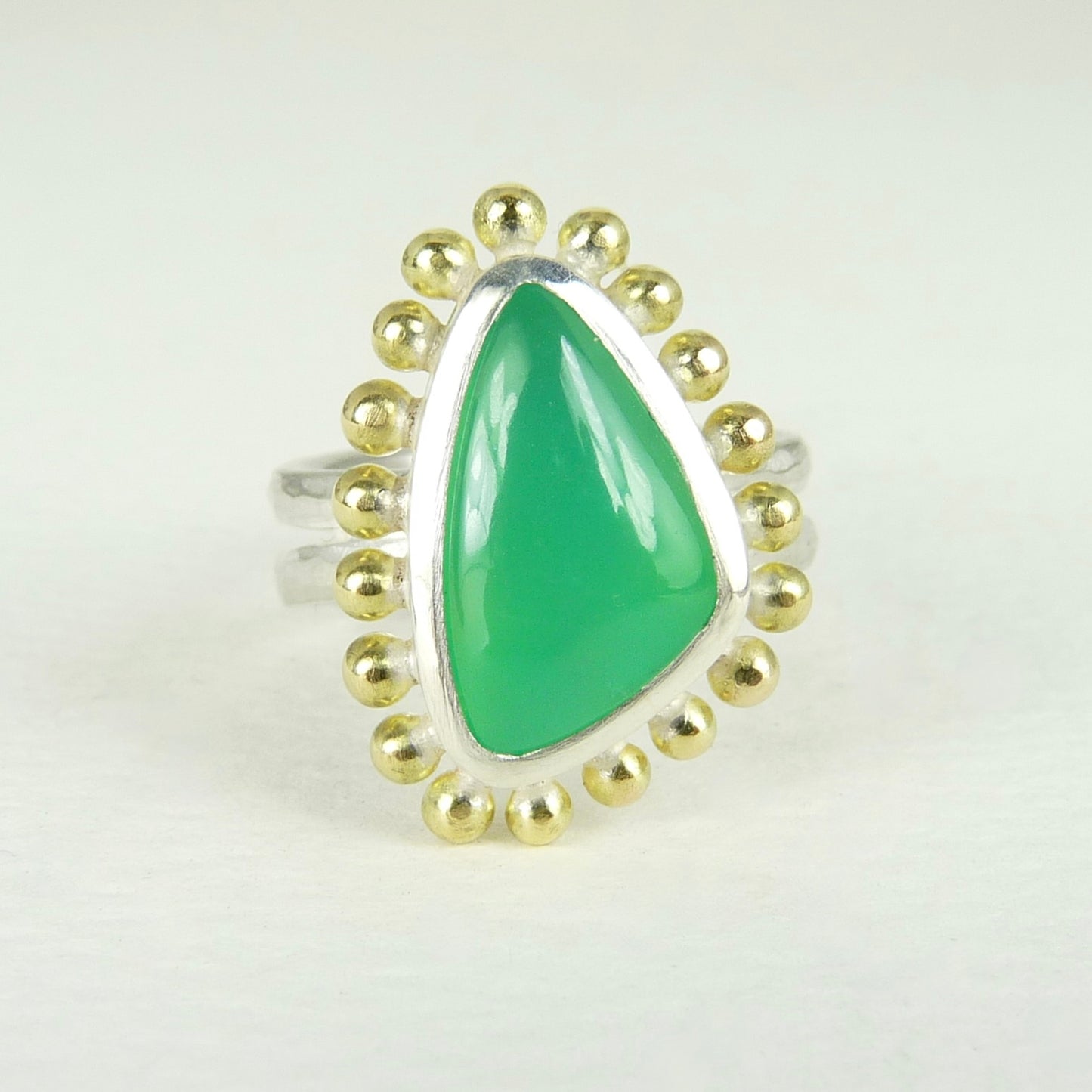 Chrysoprase Courtesan ring