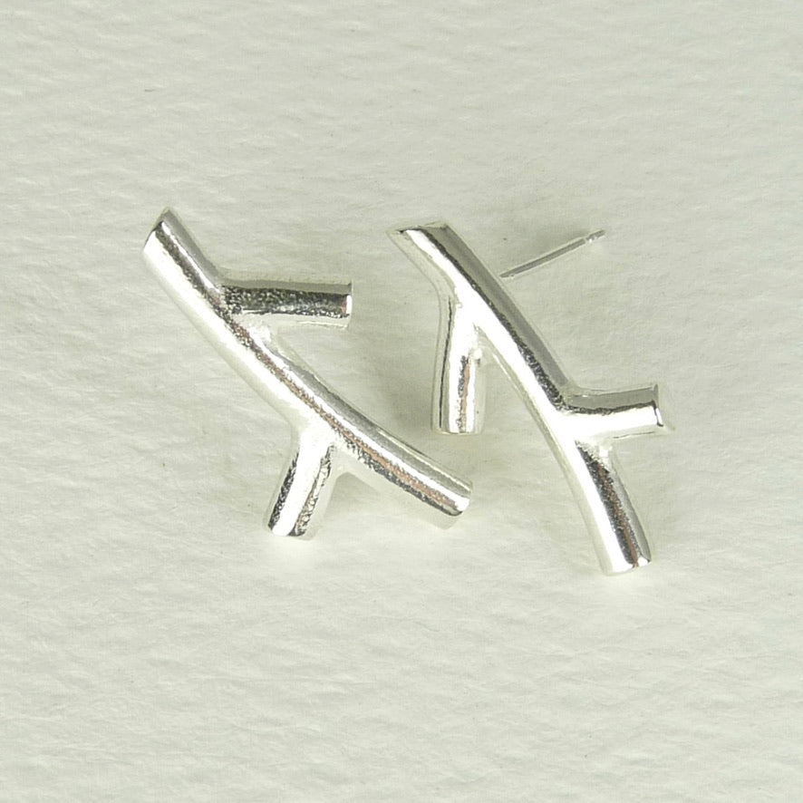 Olive Branch Stud Earrings