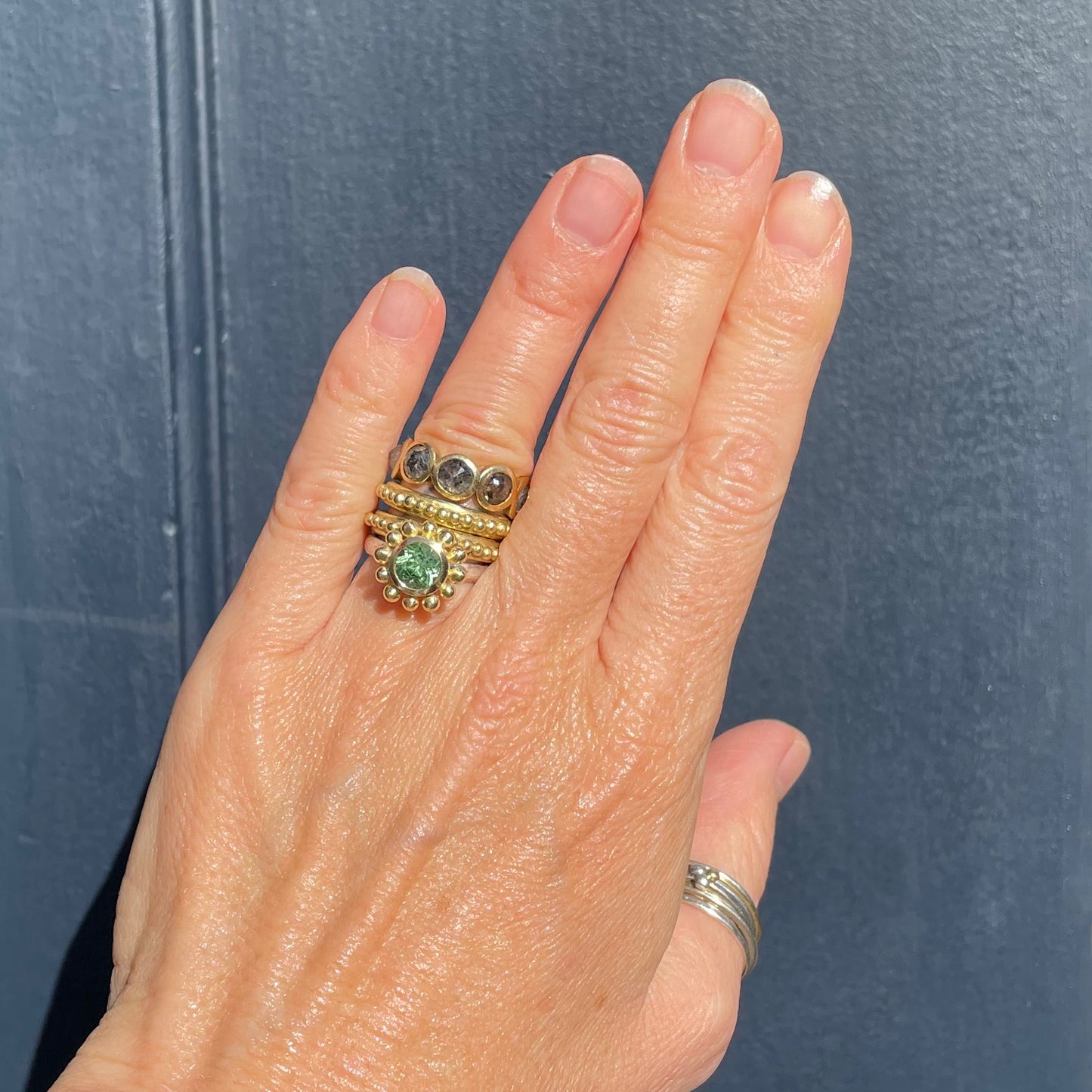 Mint Tourmaline Courtesan Ring