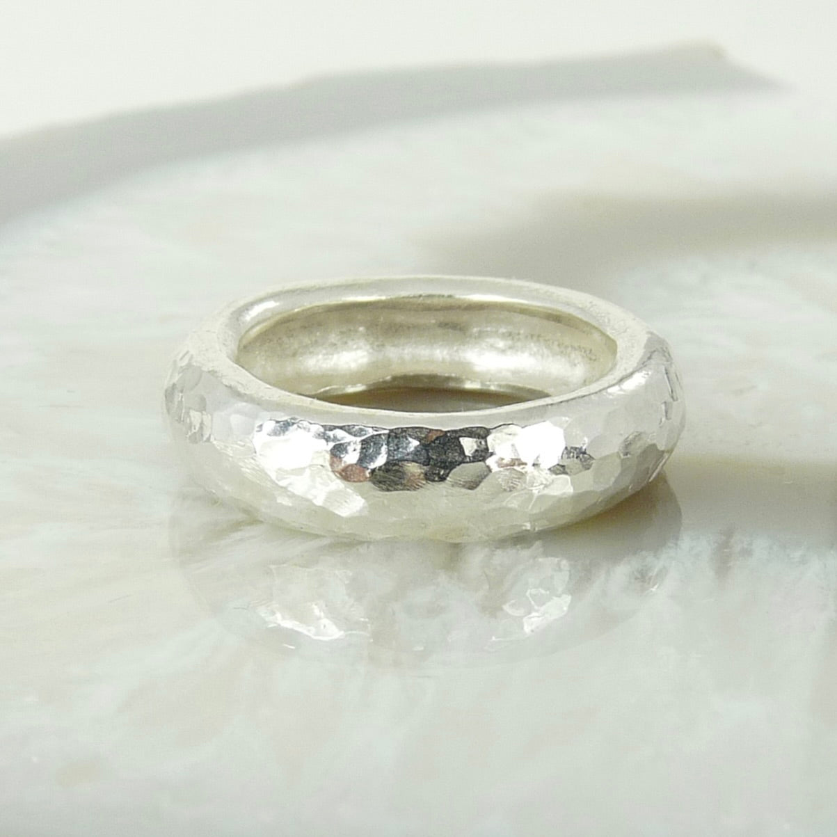 Amina Chunky Silver Ring