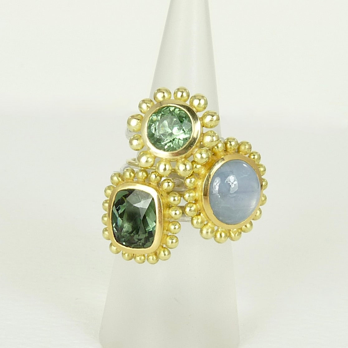 Mint Tourmaline Courtesan Ring