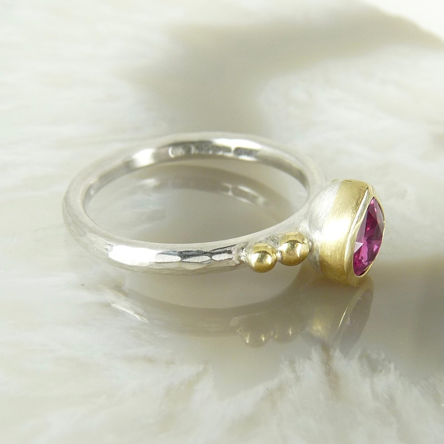 Ruby Granulation Ring