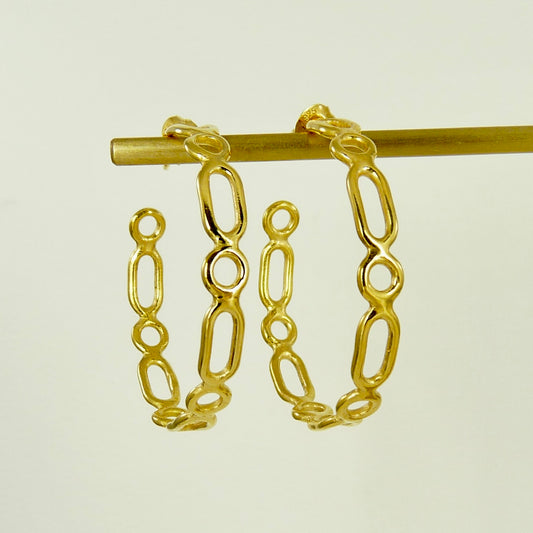 Zee Medium Hoops