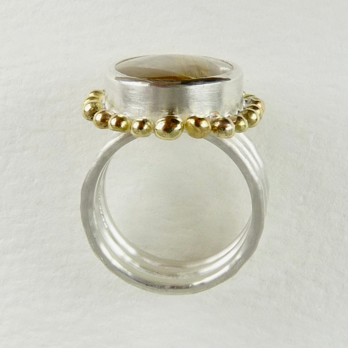 Rutilated Quartz Courtesan Ring