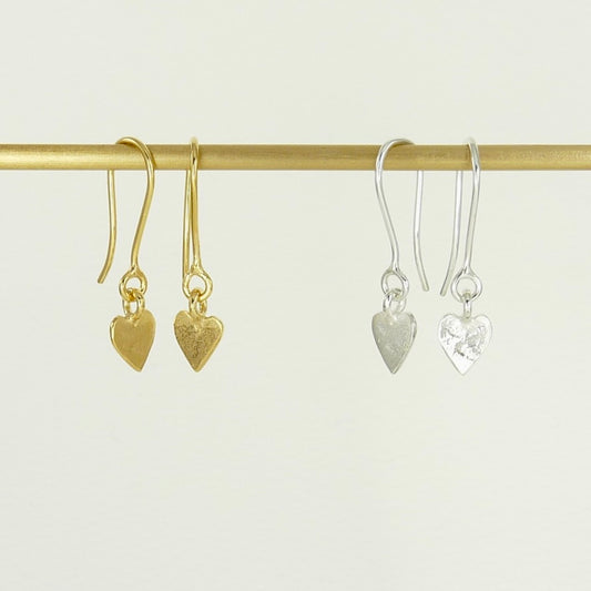 Delicate Heart Drop Earring