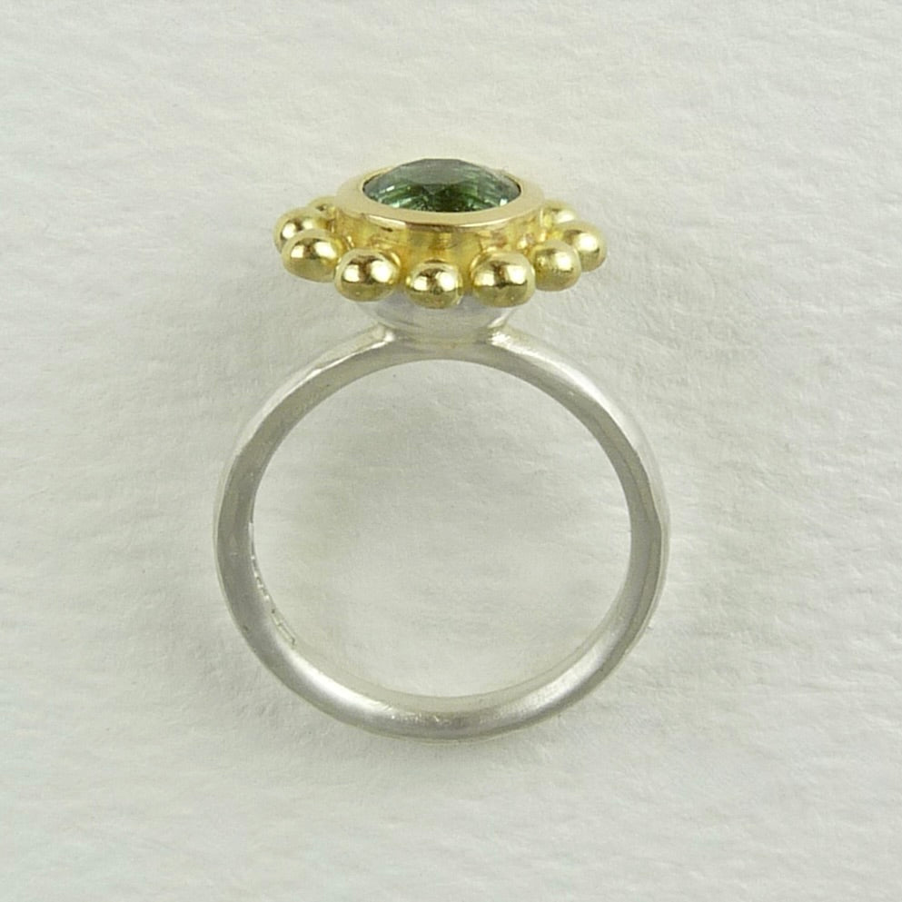 Mint Tourmaline Courtesan Ring