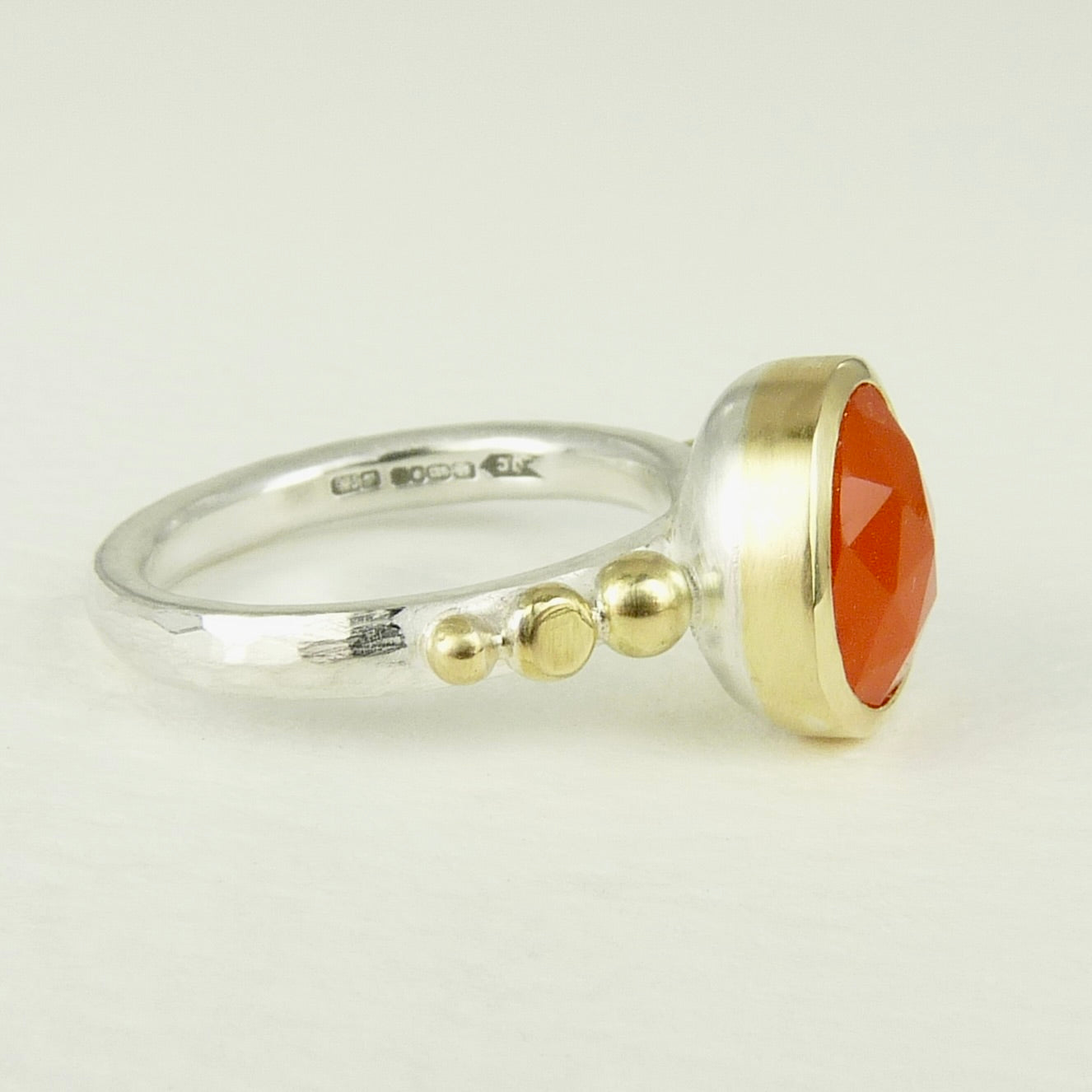 Carnelian Granulation Ring