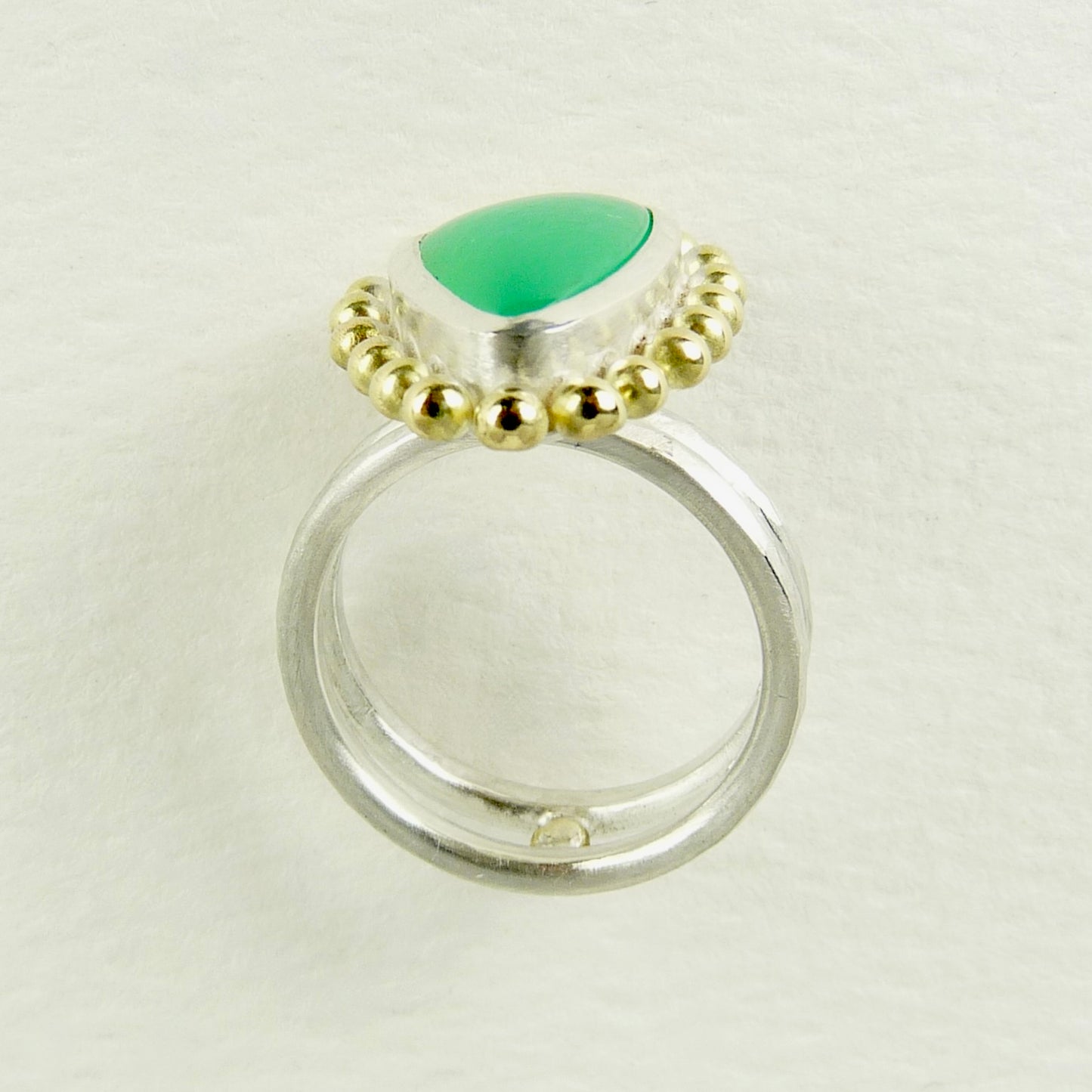 Chrysoprase Courtesan ring