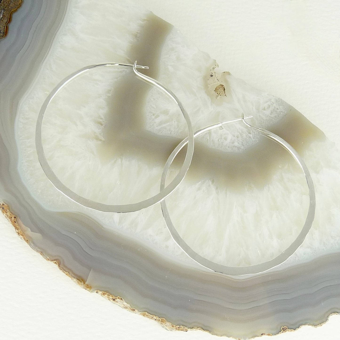 Mikki Hand Forged Hoops, Big, Medium & Small