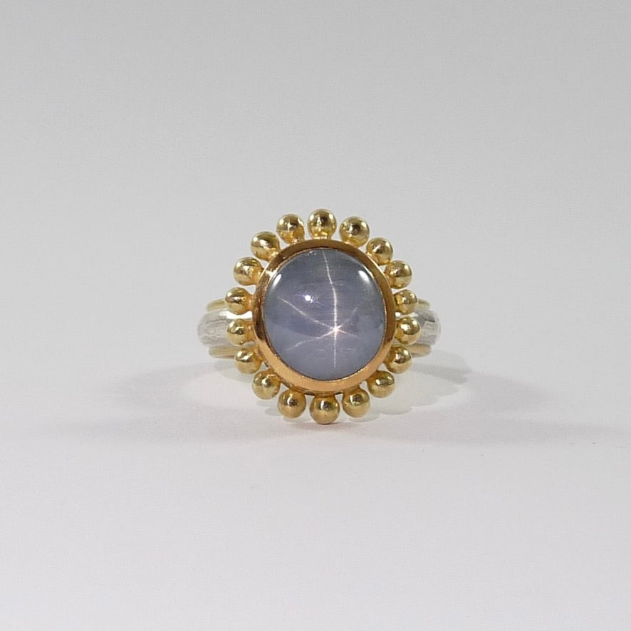 Star Sapphire Courtesan Ring