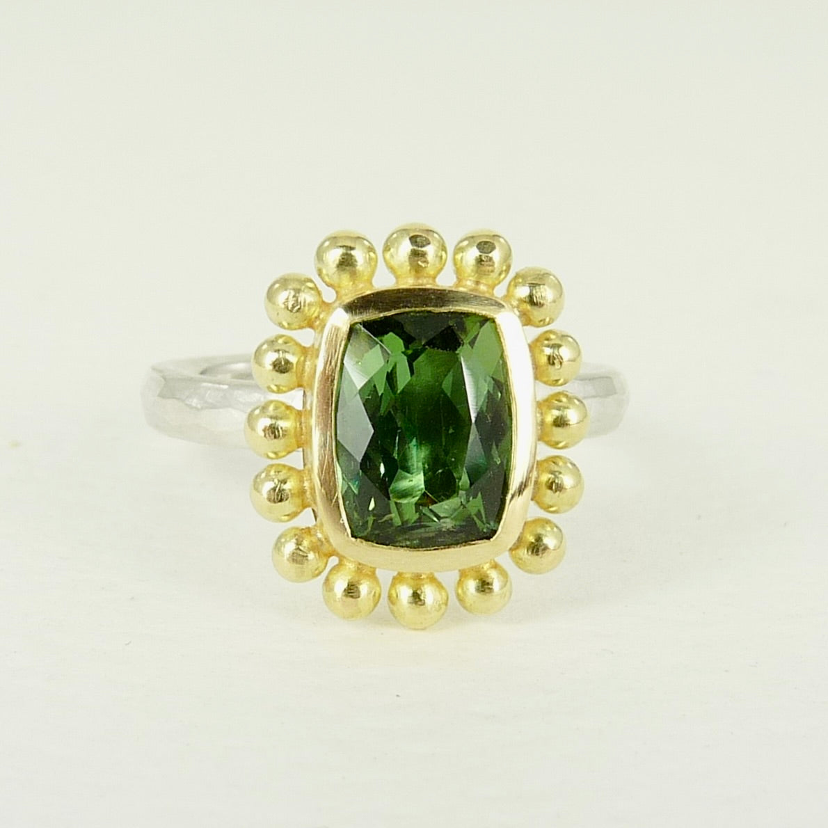 Green Tourmaline Courtesan Ring