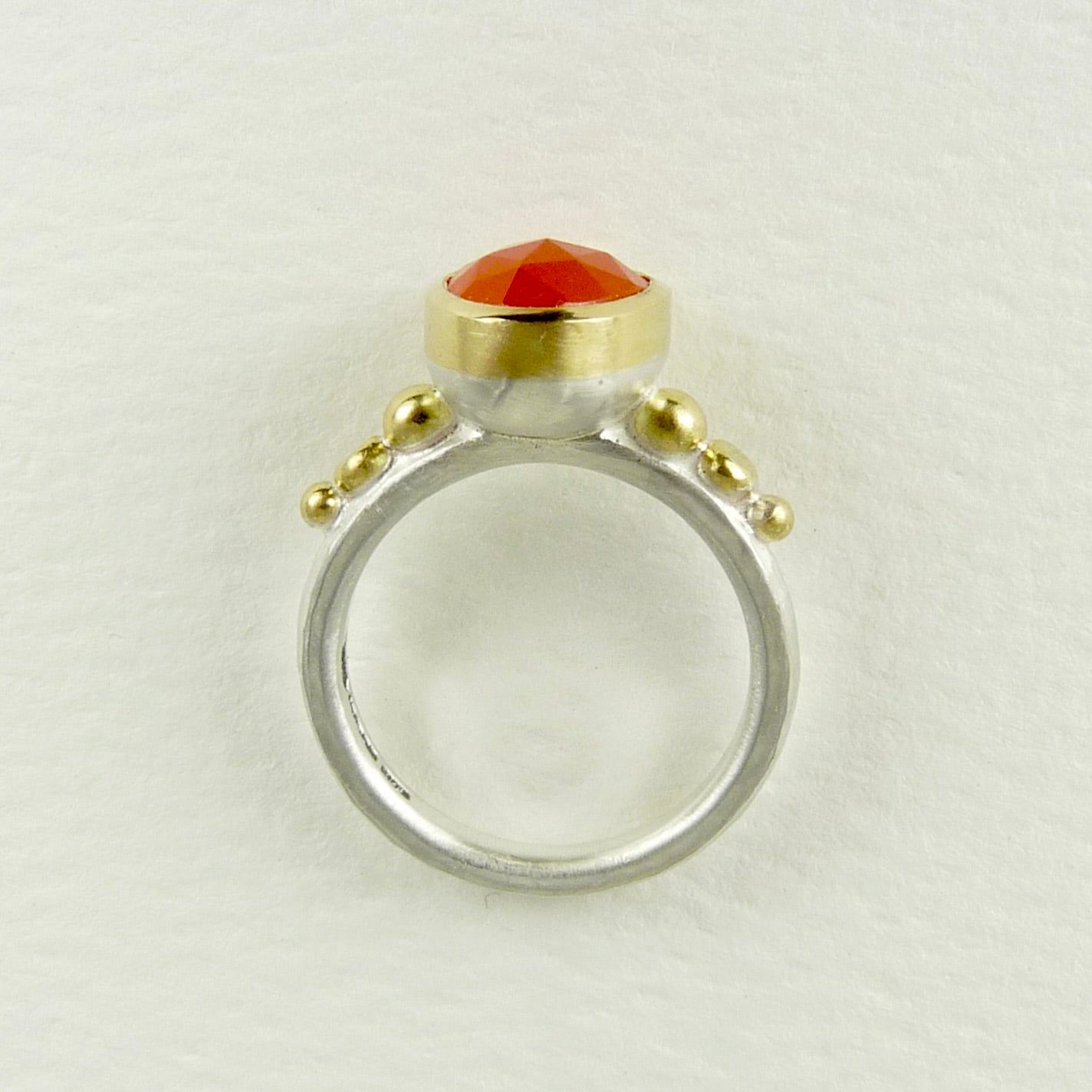 Carnelian Granulation Ring