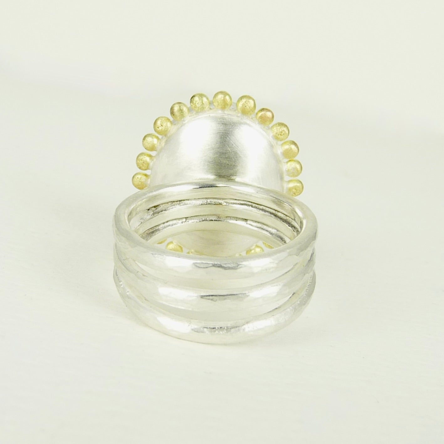 Aquamarine Courtesan Ring