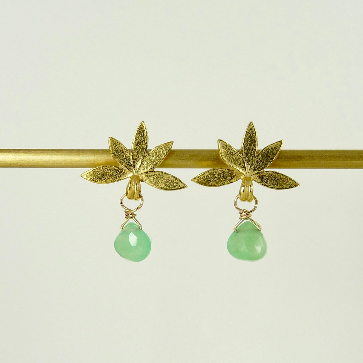 Lotus Drop Earring