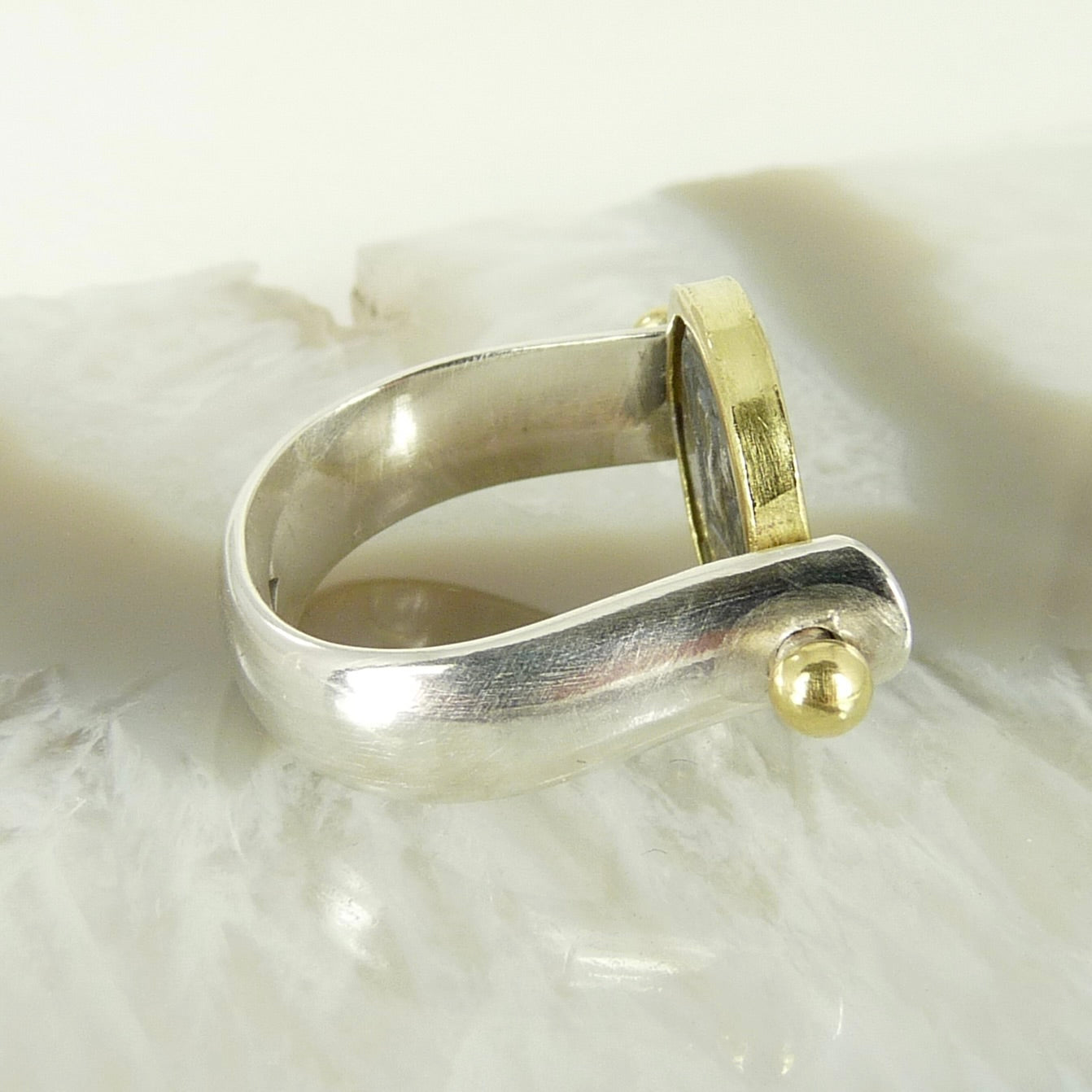 Helios Ancient Greek Coin Swivel Ring