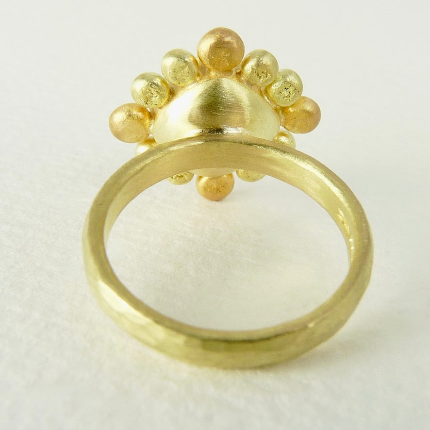 Yellow Diamond Courtesan Ring