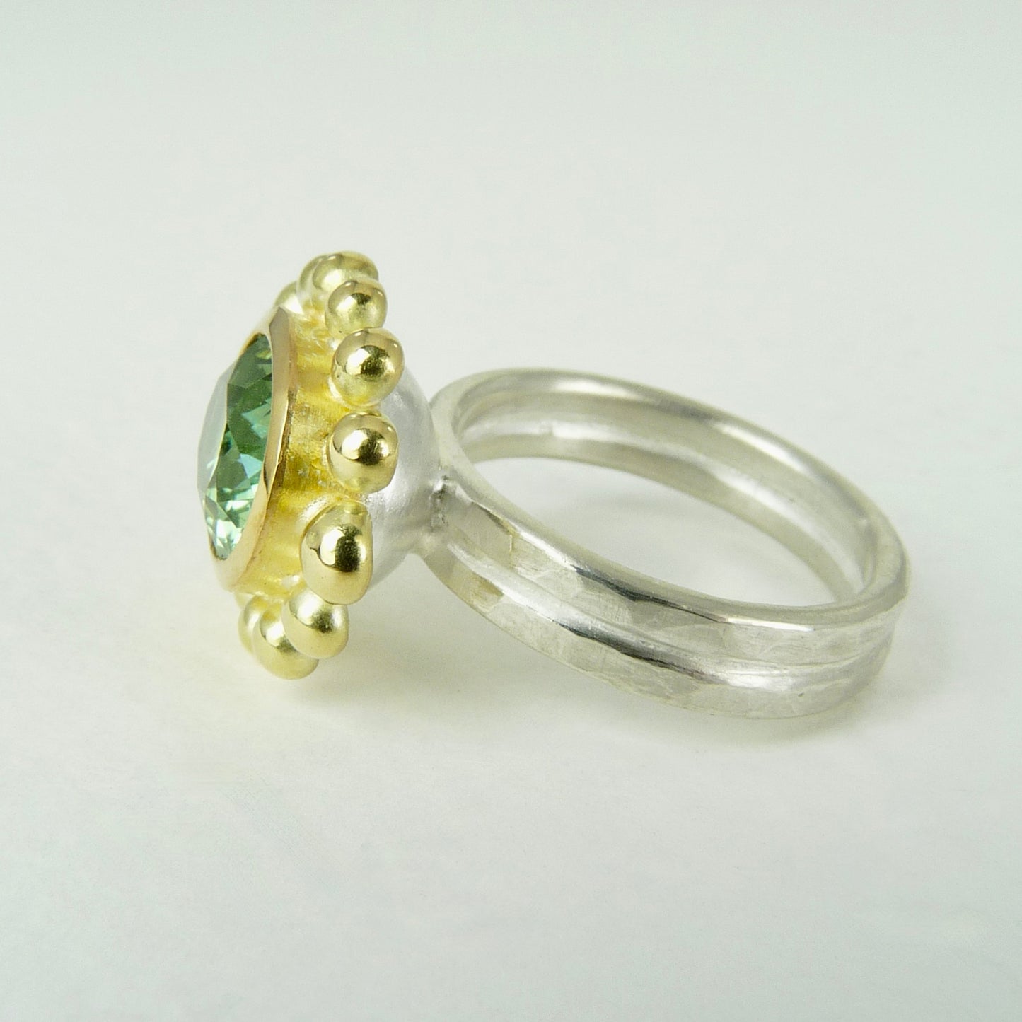 Green Tourmaline Courtesan Ring