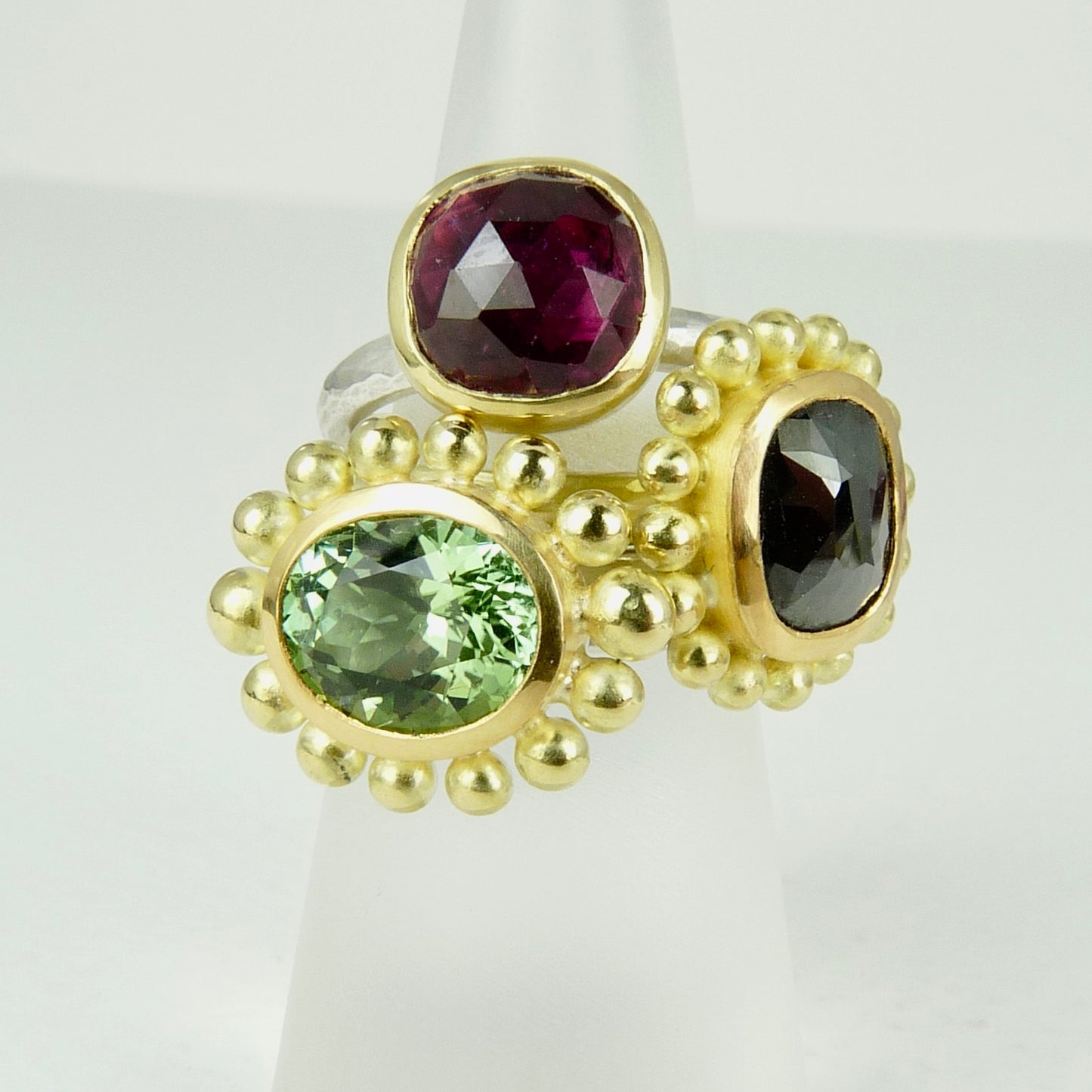 Green Tourmaline Courtesan Ring