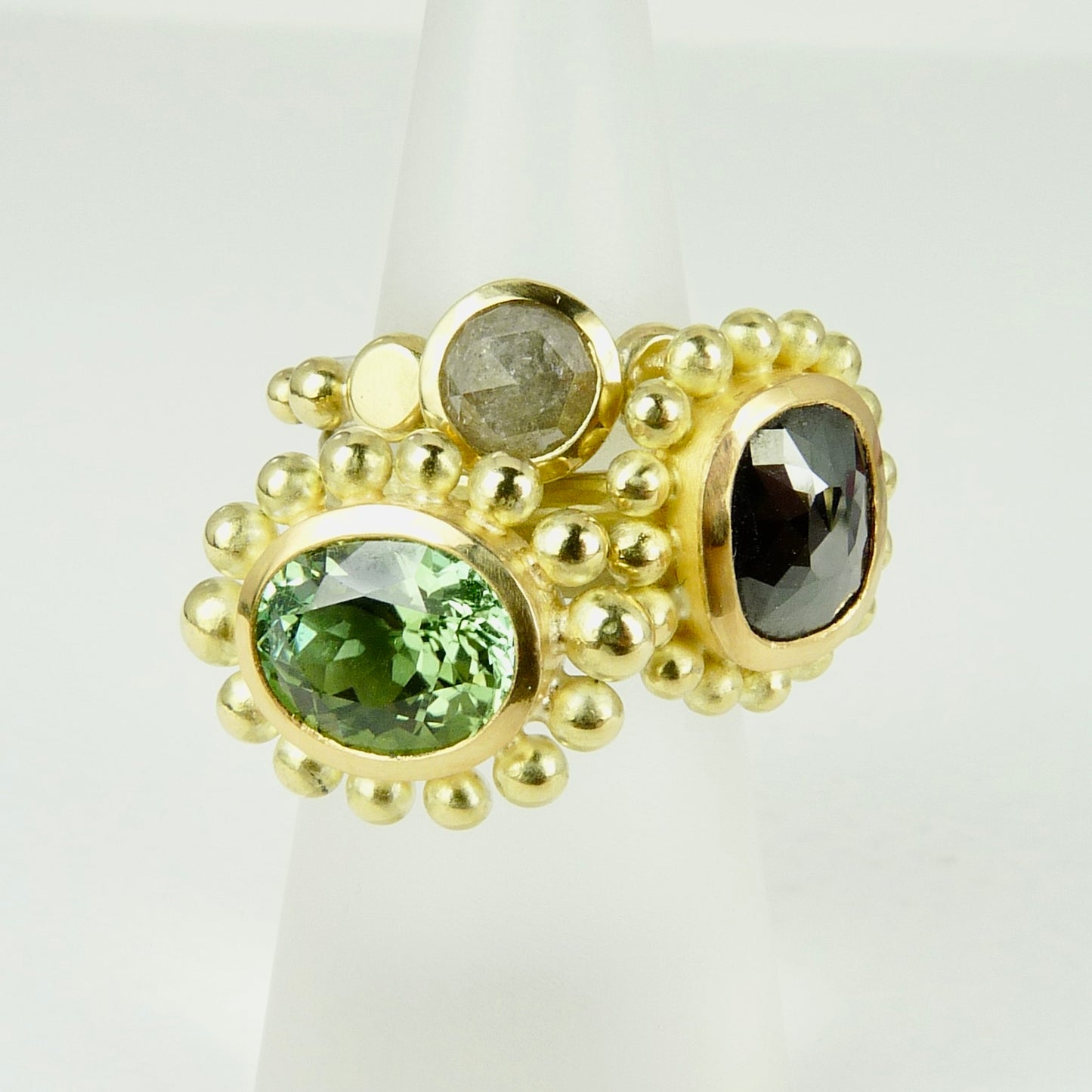 Green Tourmaline Courtesan Ring