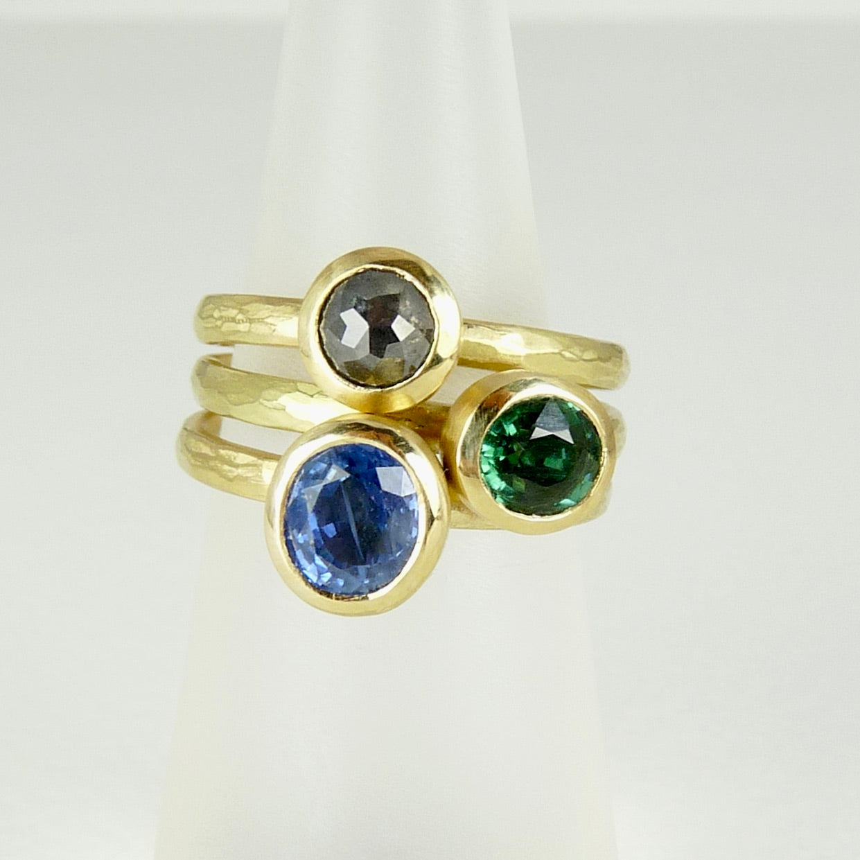 tourmaline 18ct gold ring green