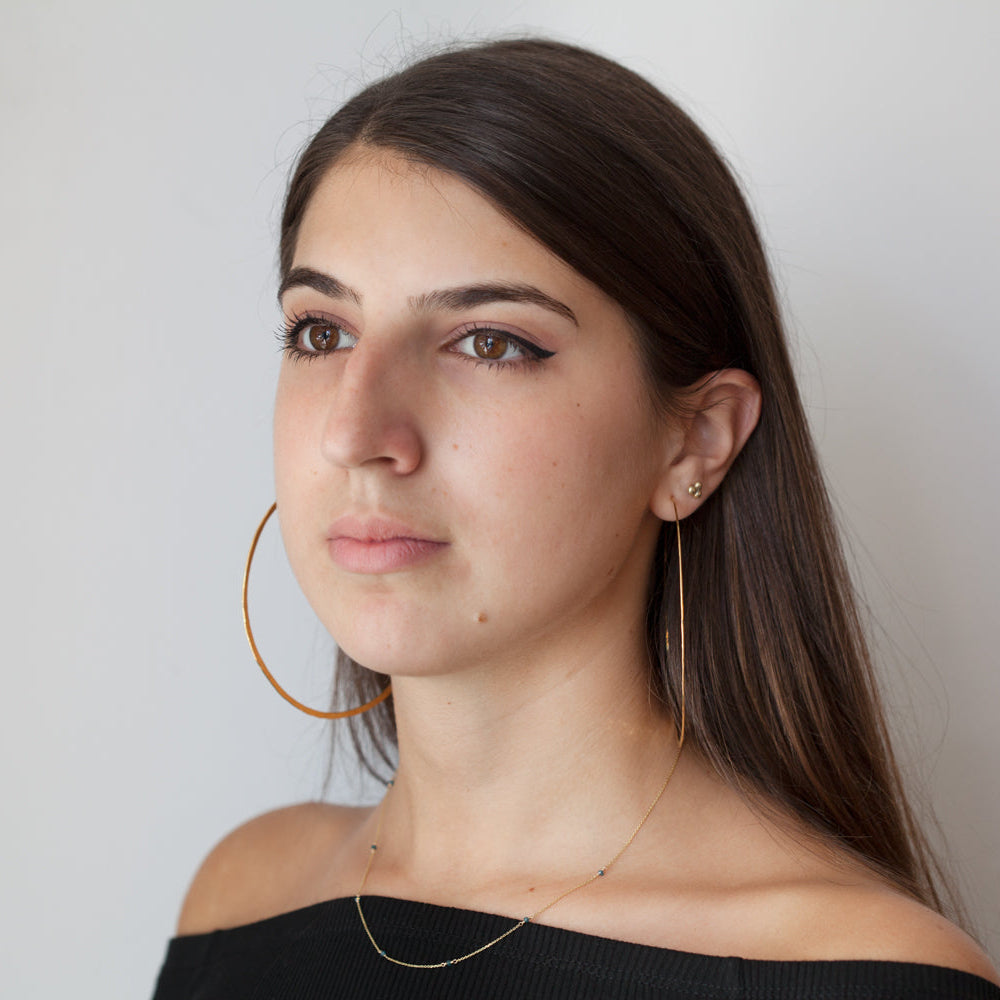 Mikki Hand Forged Hoops, Big, Medium & Small