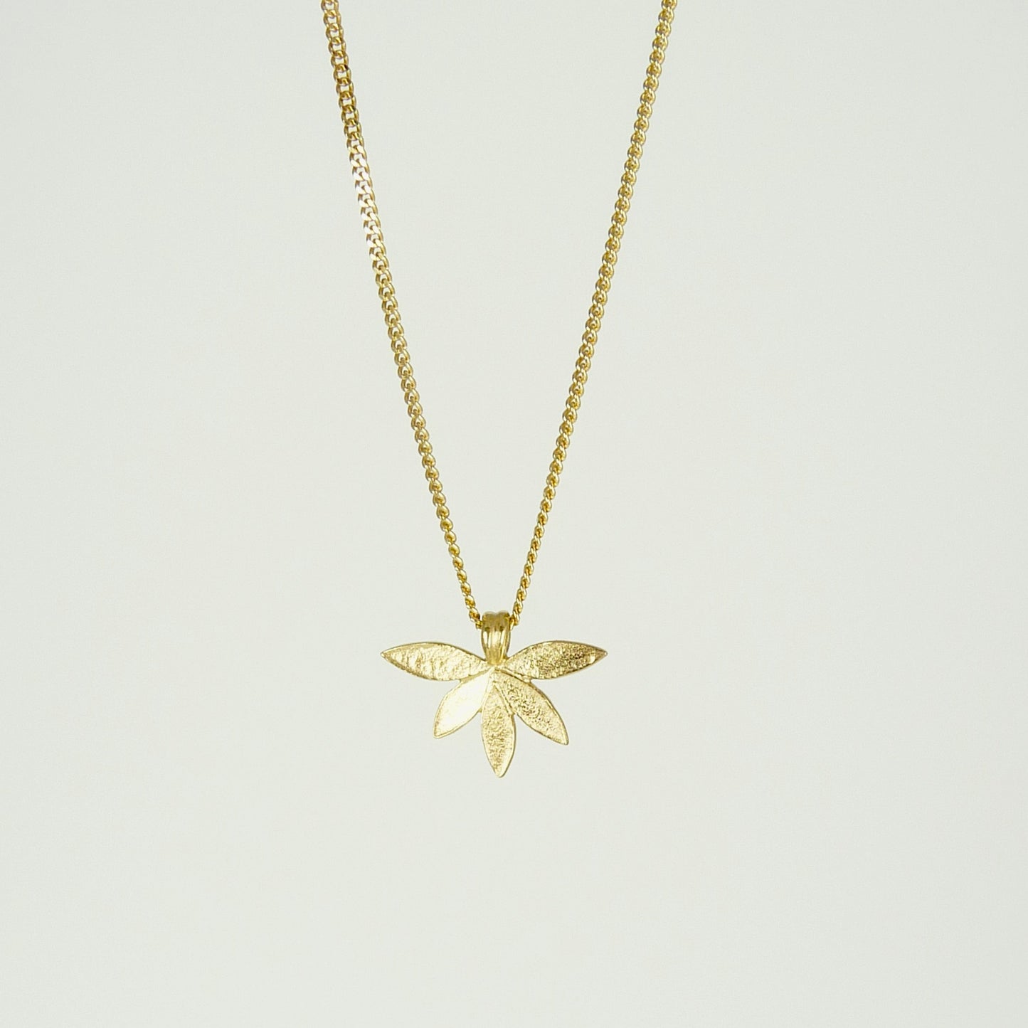 Small Lotus Flower Necklace