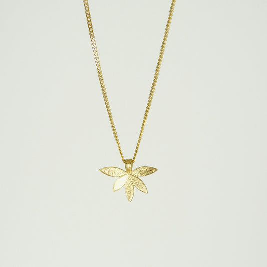 Small Lotus Flower Necklace
