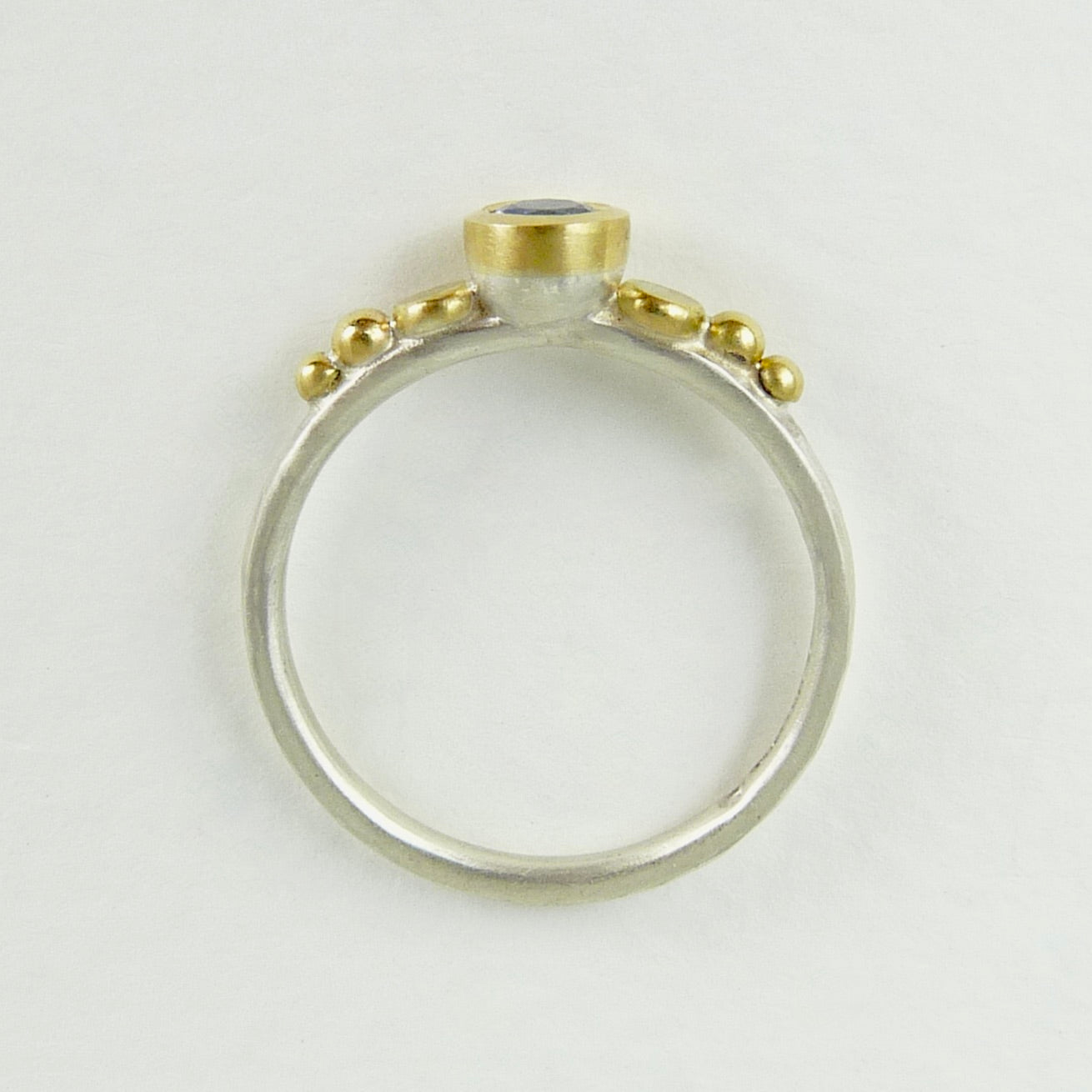 Sapphire Granulation Ring